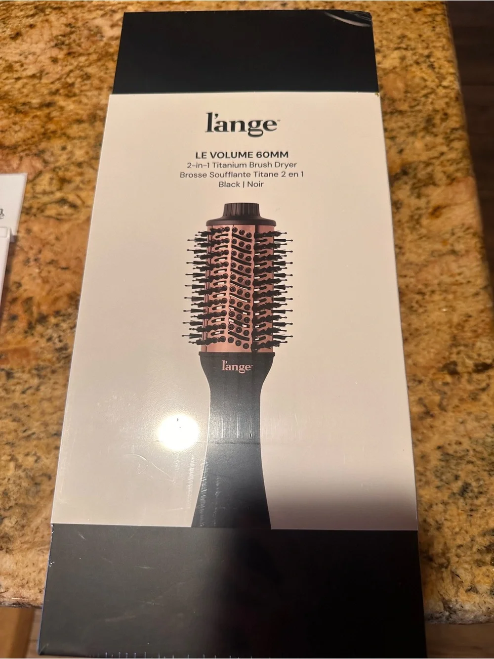 Lange Le Volume 60mm 2-in-1 Titanium Brush Dryer - Black New in Box